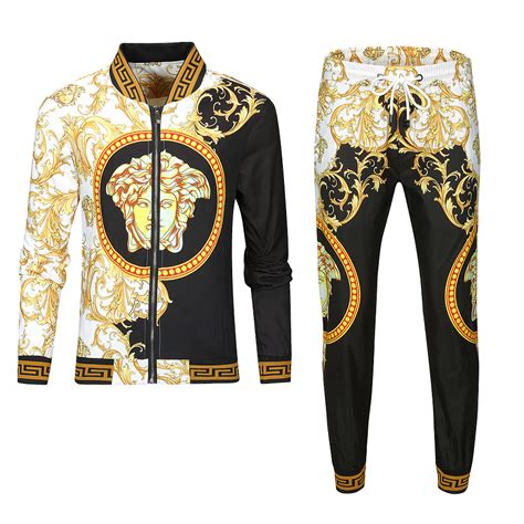 replica versace tracksuit|versace tracksuit men's sale.